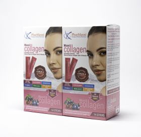 MAXXI COLLAGEN STICKS 14'S 1+1 OFFER PACK