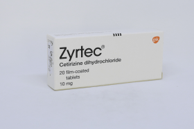 ZYRTEC 10 MG TABLET 20 S